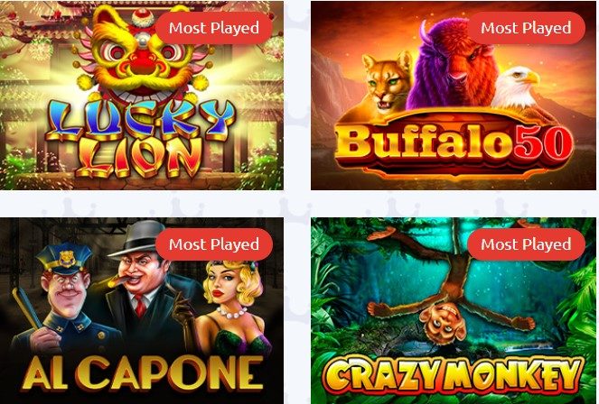 Kingbit casino - Most played games