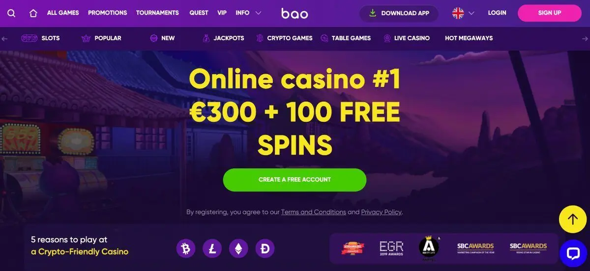 bao casino review homepage