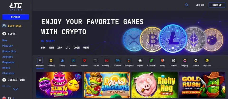 ltc casino homepage