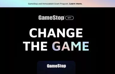 Current look of GameStop NFT Placeholder Website