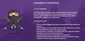 Casitsu review cashback bonus