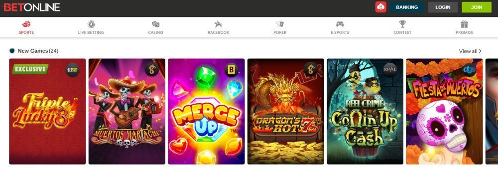 casino games in betonline