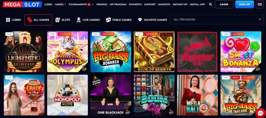 megaslot casino games