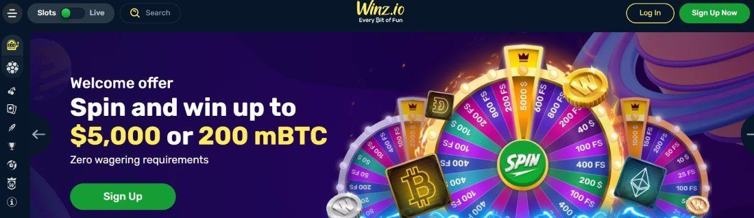 winz.io welcome bonus