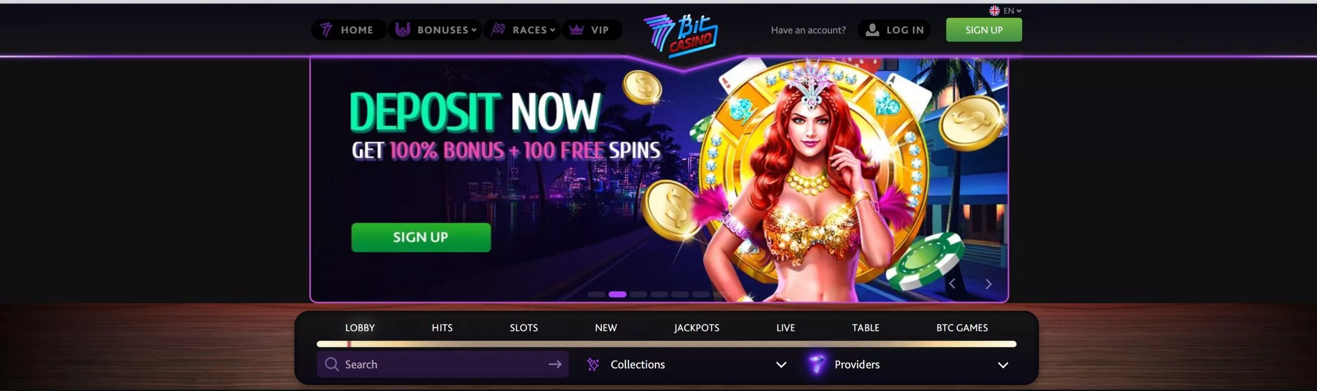 7Bit cryptocurrency Casino dappGambl