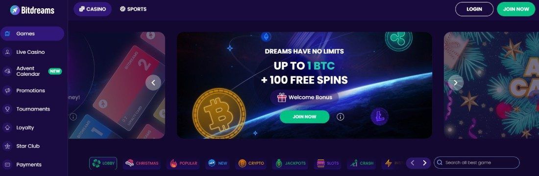 bitdreams welcome bonus