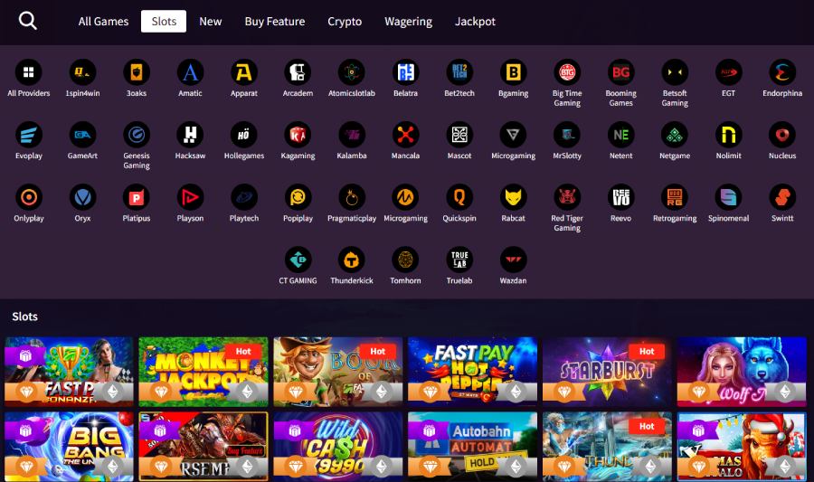 wildblaster casino games