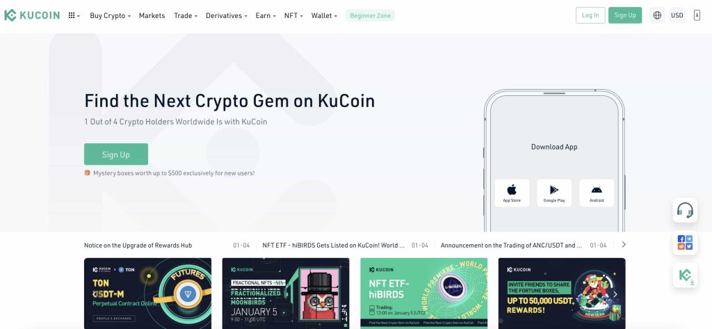 Kucoin review homepage dappGambl