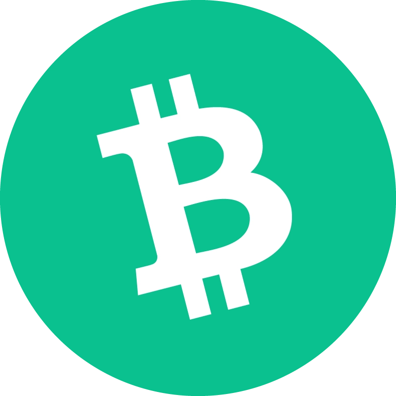 Bitcoin Cash logo crypto gambling