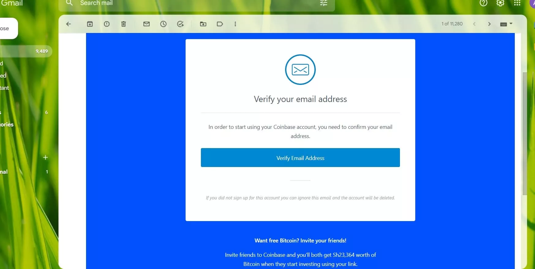 Coinbase email verification dappGambl 3-min