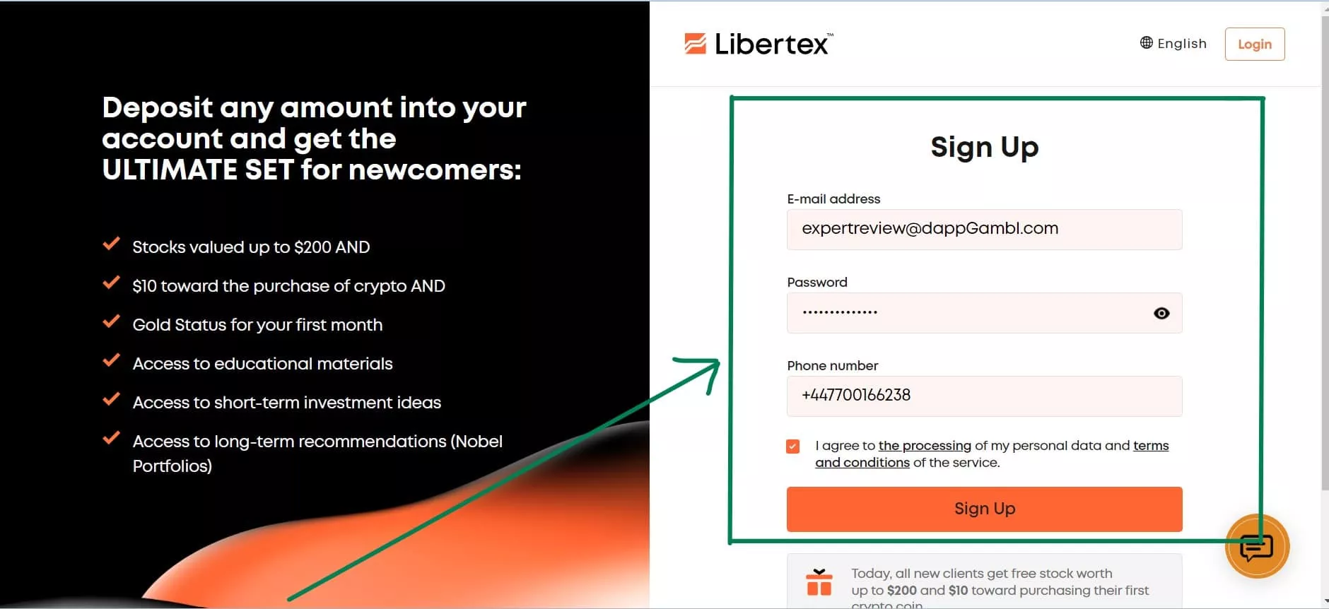 Libertex sign up dappGambl-min