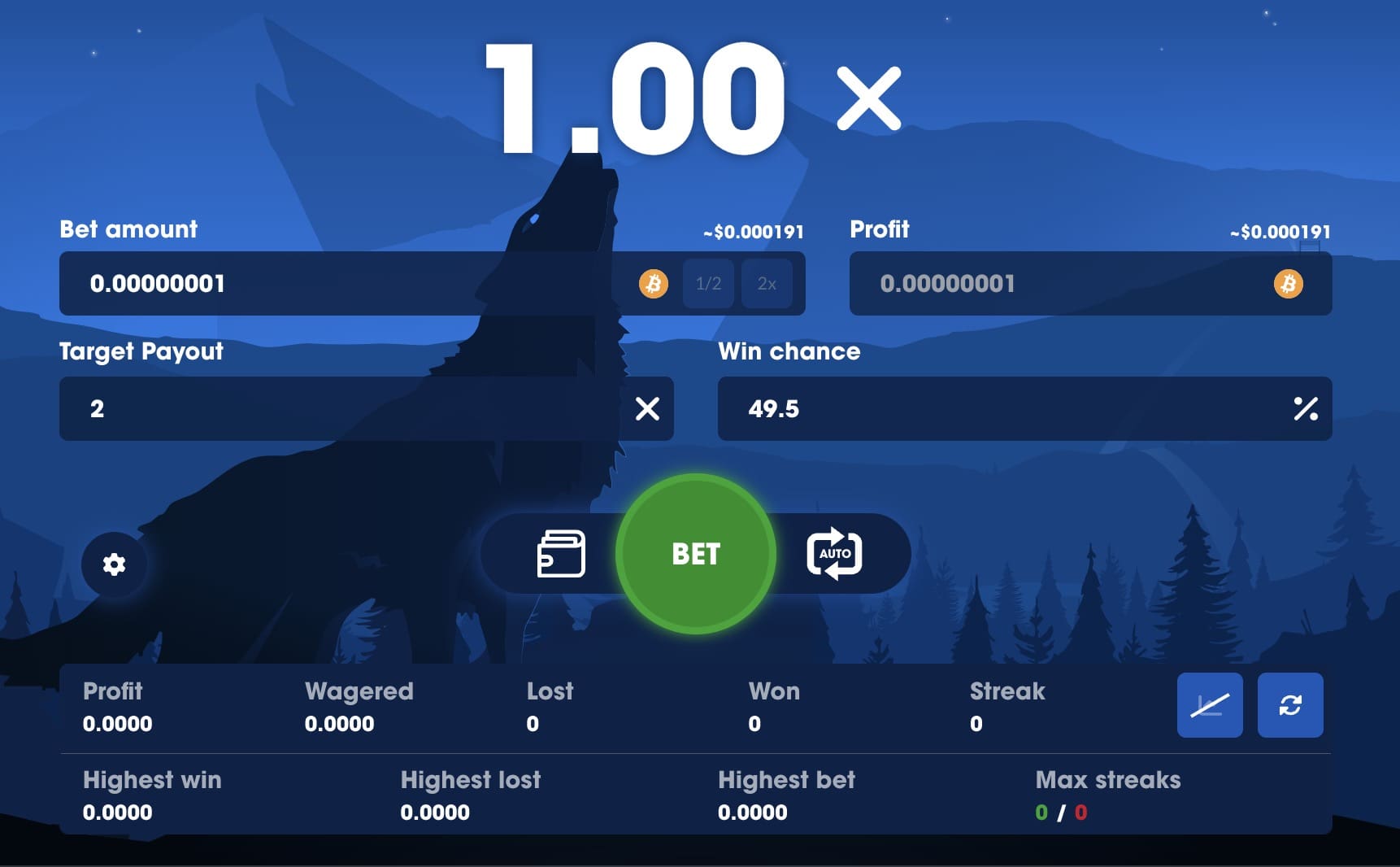 Limbo crypto casino game