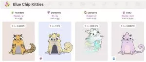 CryptoKitties Game Review example of NFTs