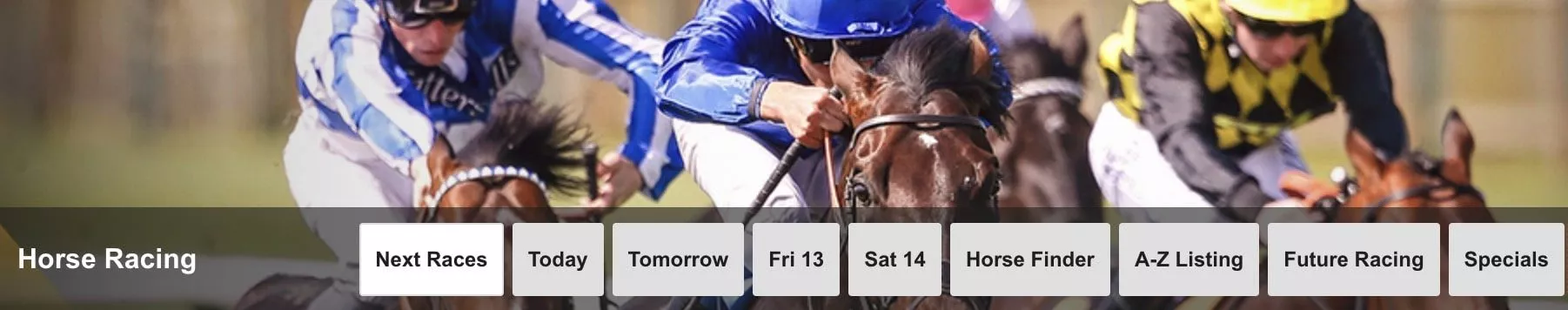 Horse race betting online