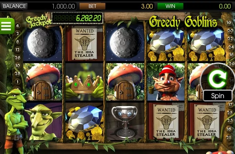 greedy goblins slot view