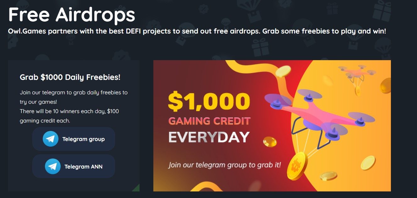 owl games free airdrop