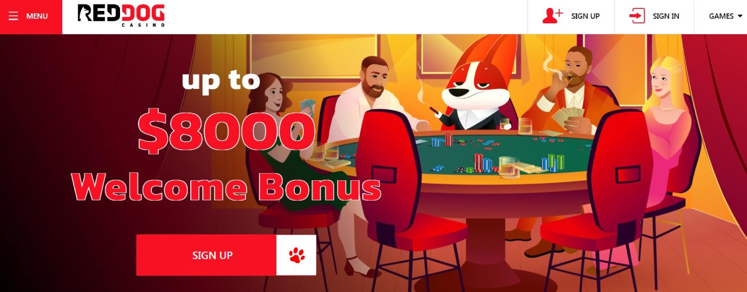 red dog casino welcome bonus