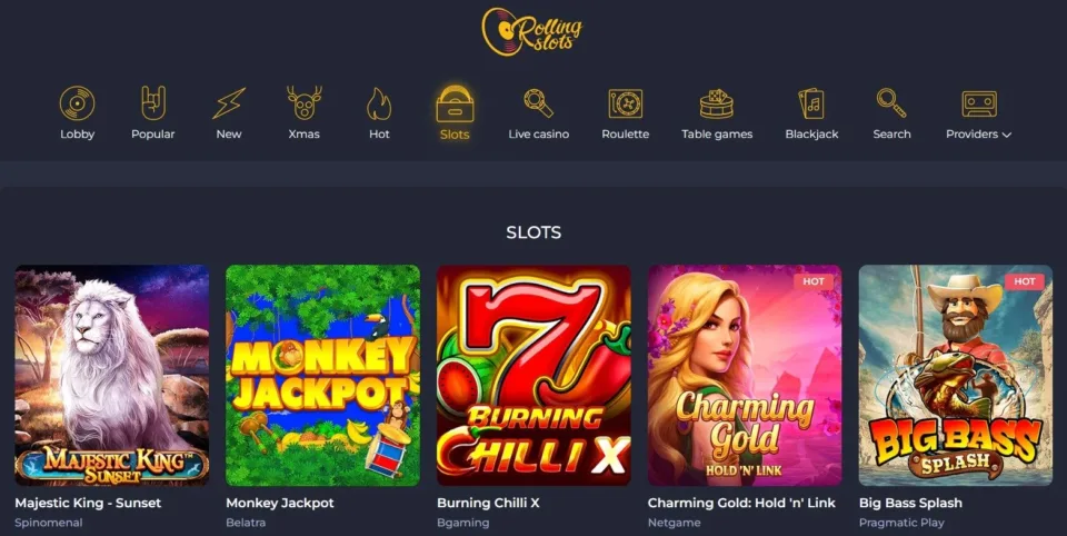 rolling slots games