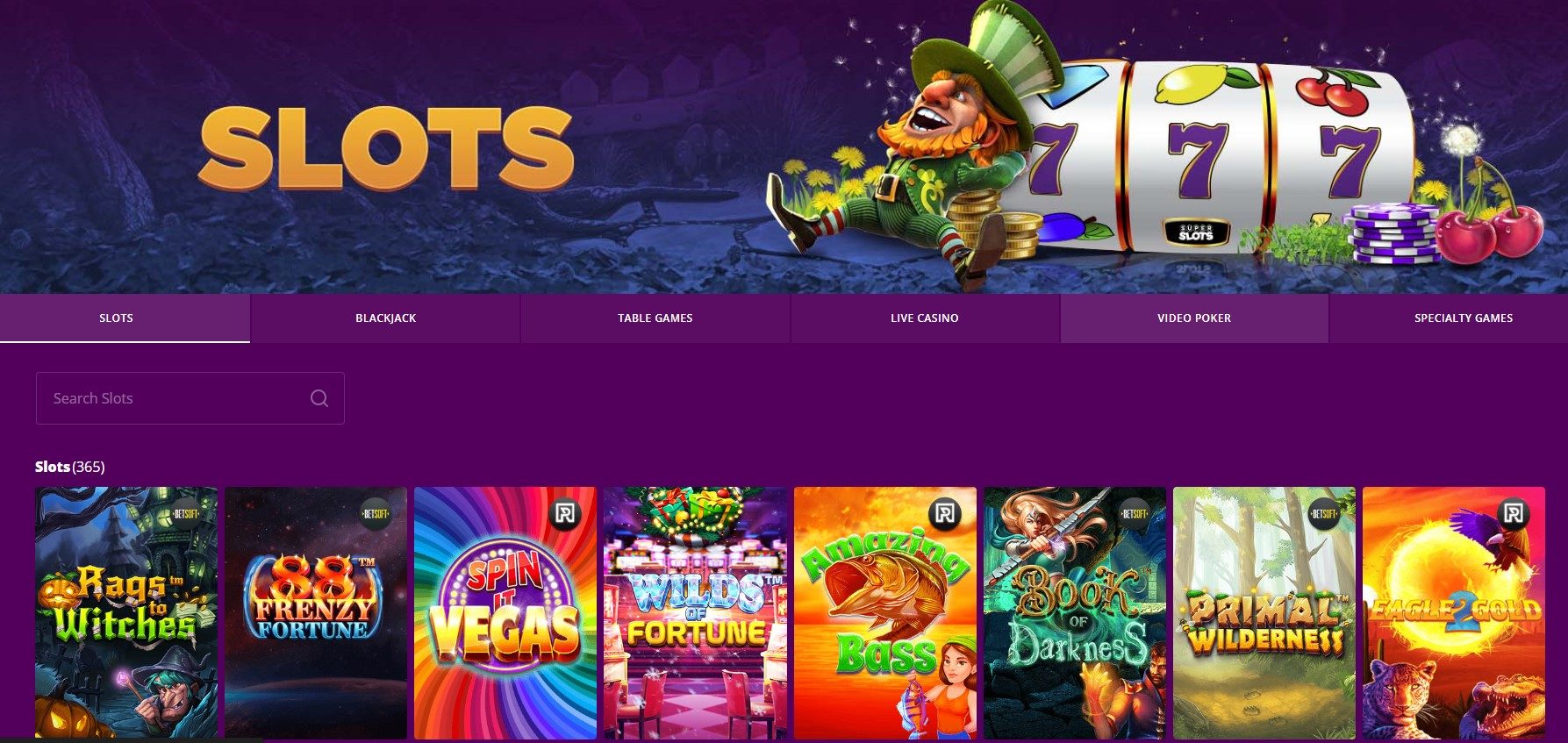 superslots-game-selection