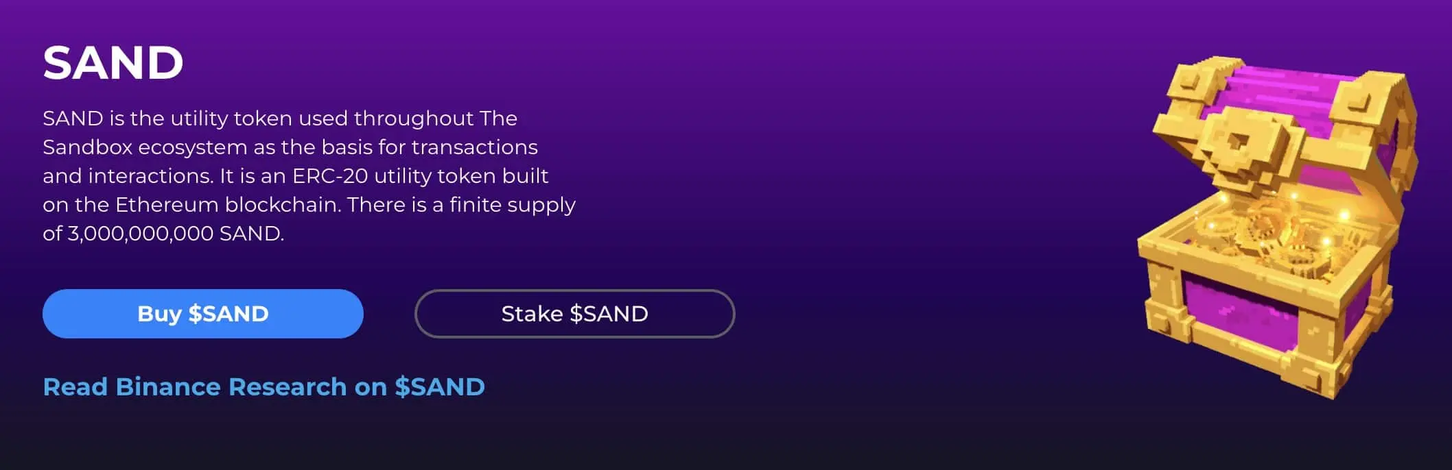 SAND for Sandbox game