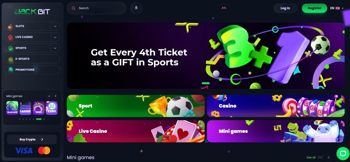 jackbit casino homepage