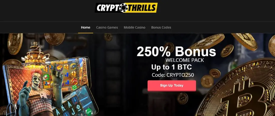 crypto thrills casino