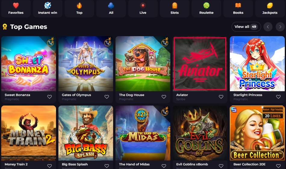 cryptoleo casino games