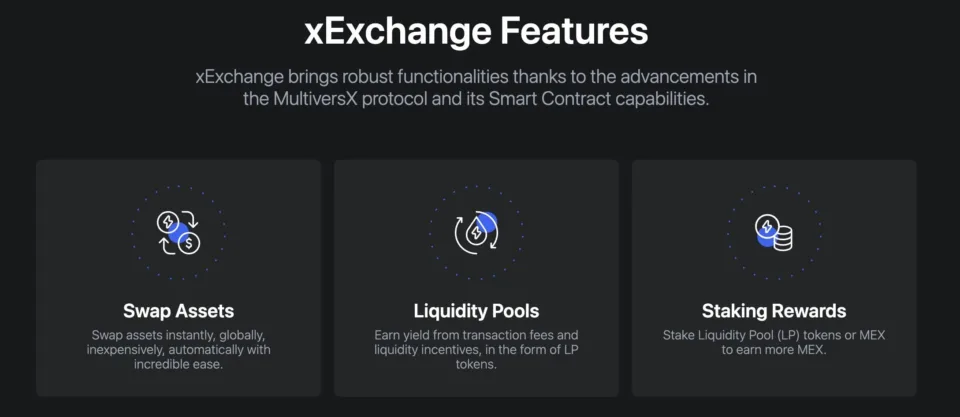 xExchange features