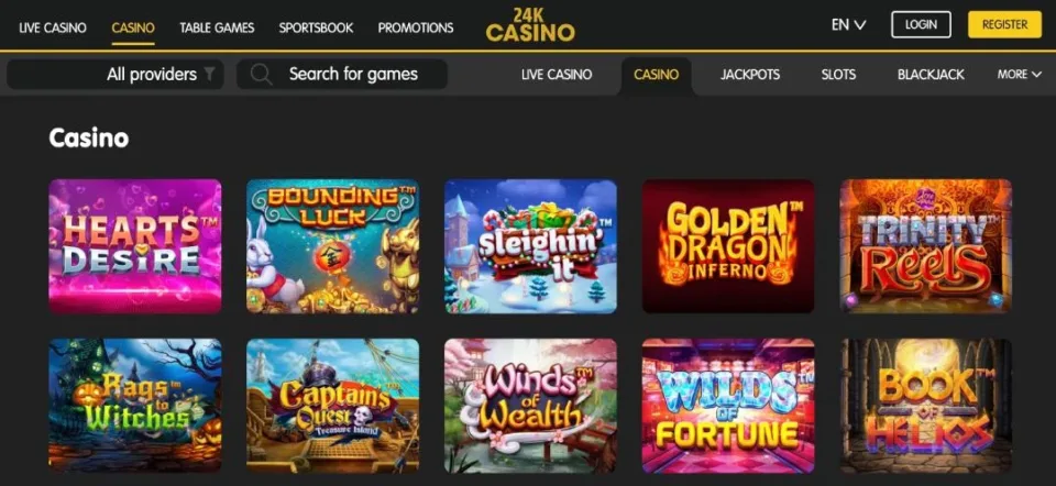 24k casino games