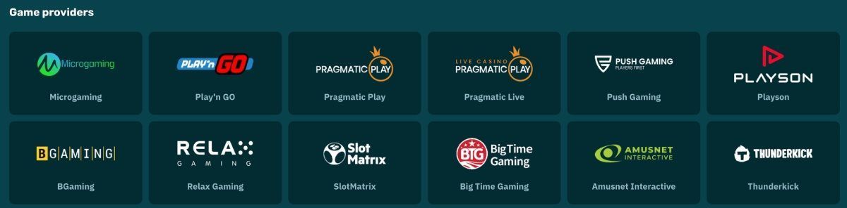 arcanebet game providers