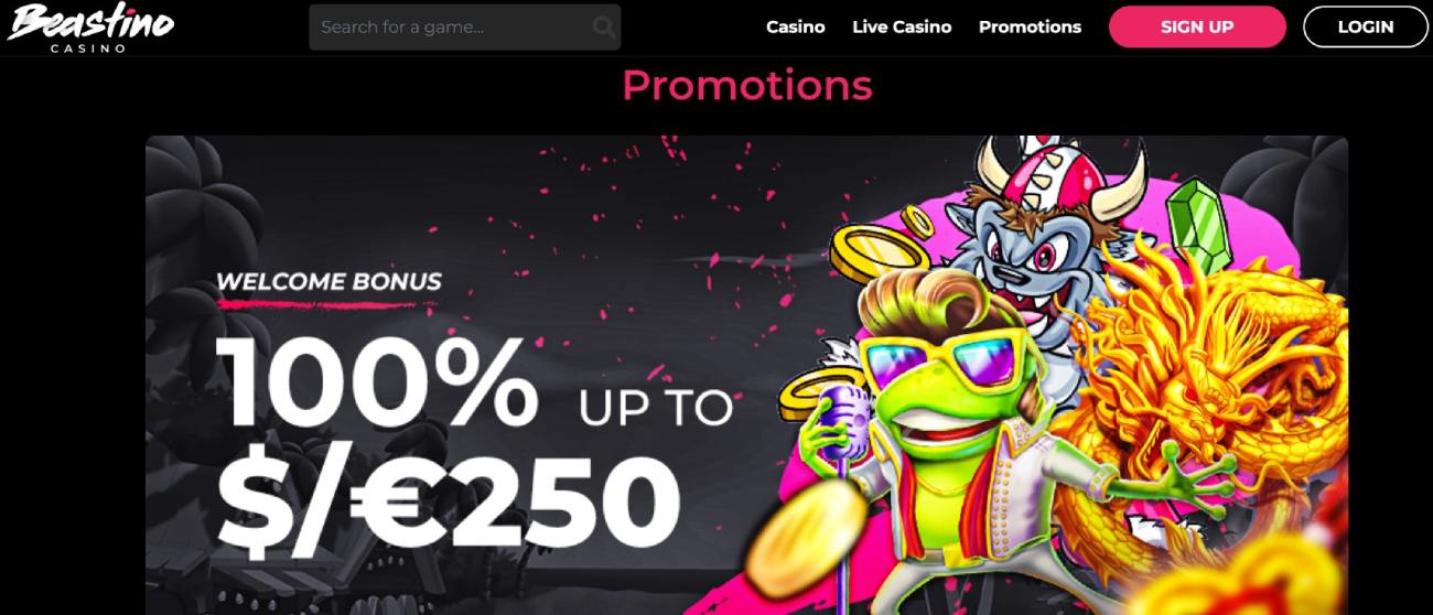 beastino casino welcome bonus