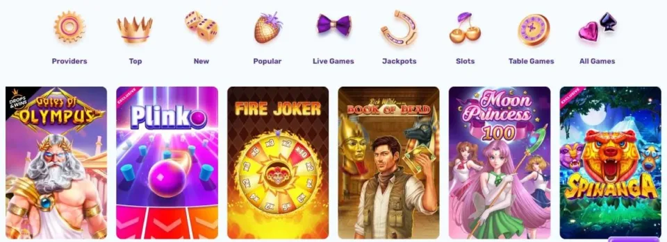 slotspalace casino games