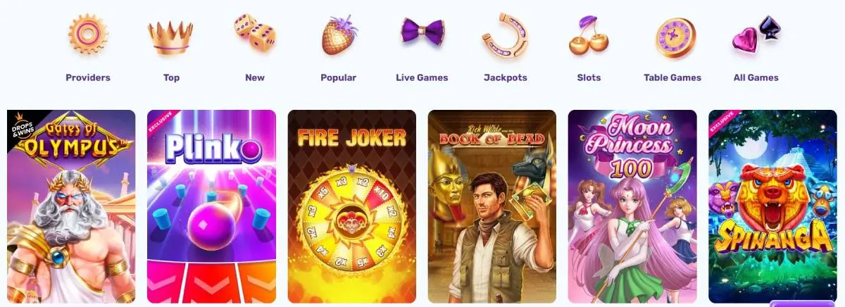 slotspalace casino games