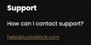 Lucky block support