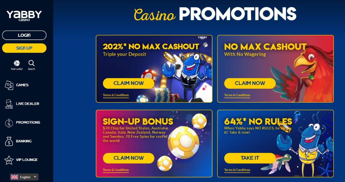 yabby casino welcome bonus
