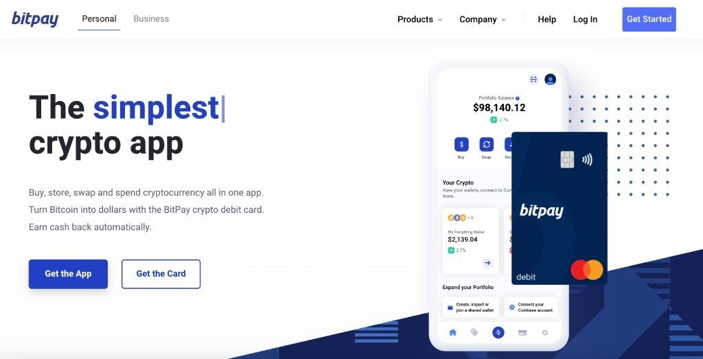 bitpay homepage