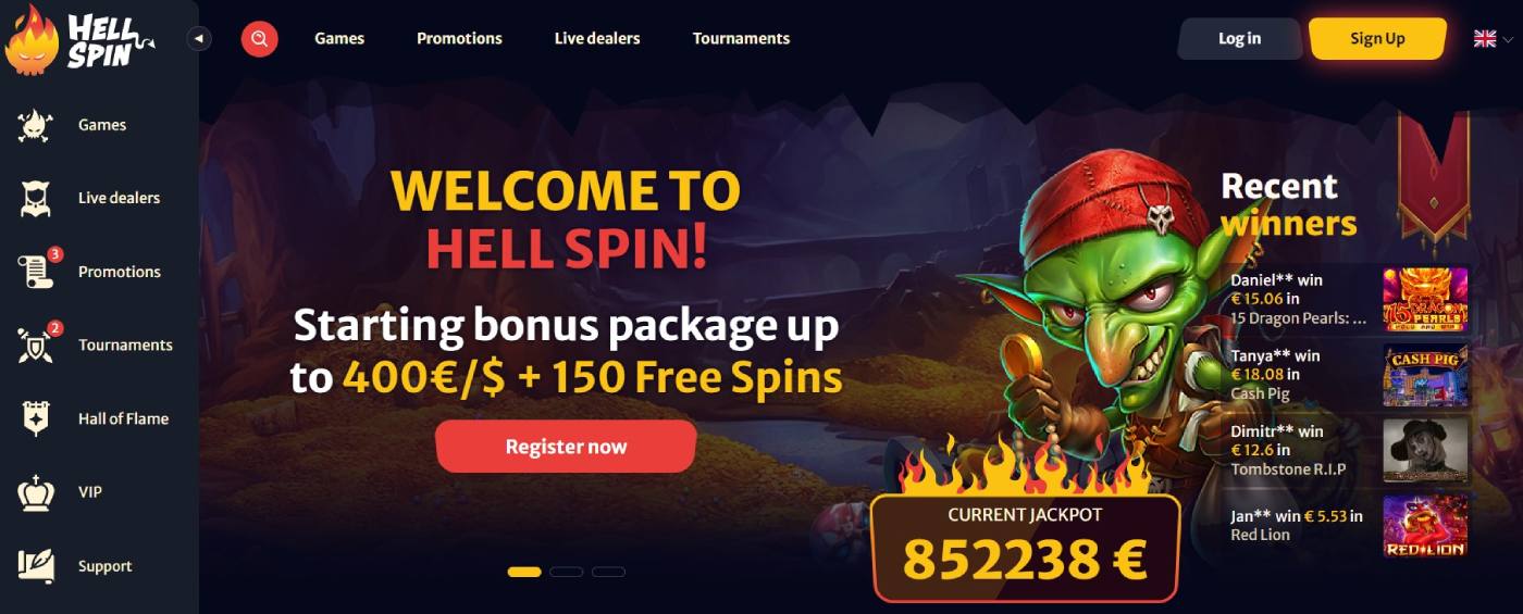 hell spin casino