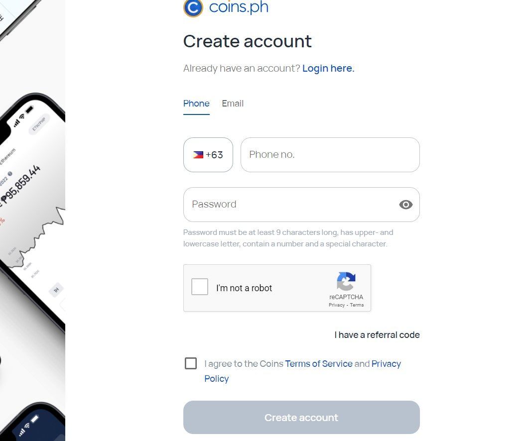 account creation step3