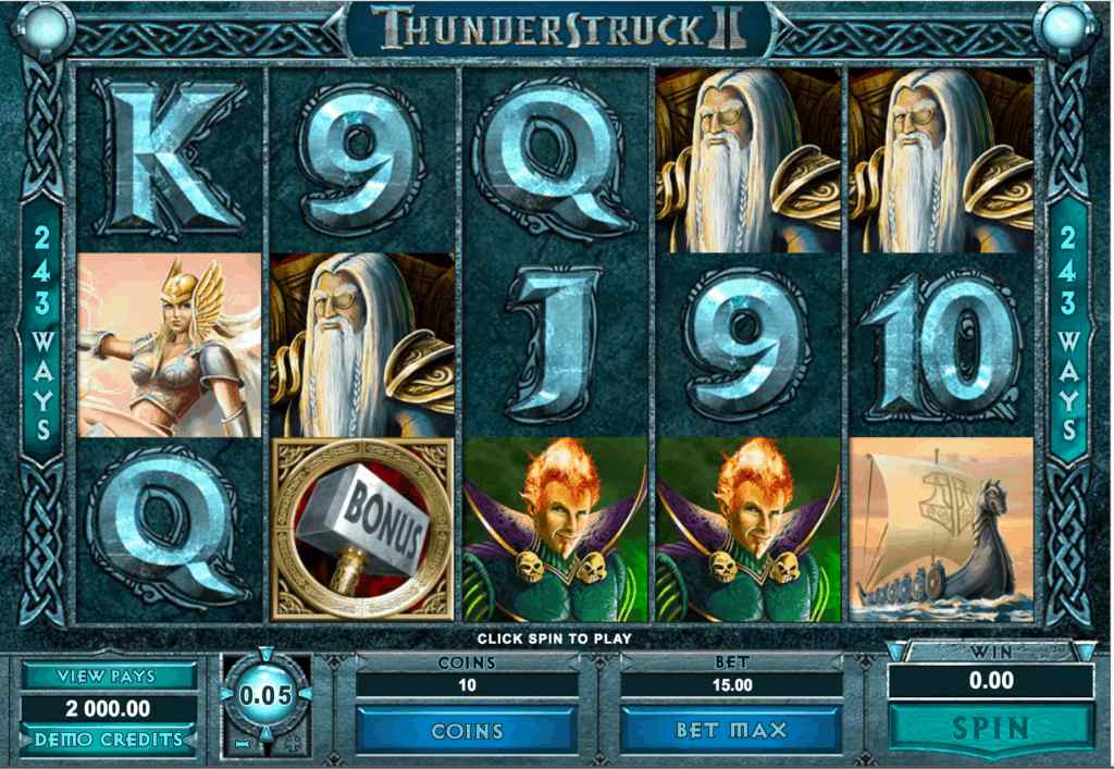 thunderstruck ii gameplay