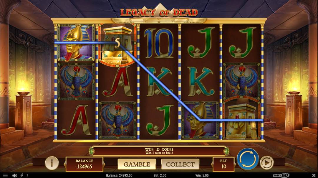 legacy of dead slot gameplay