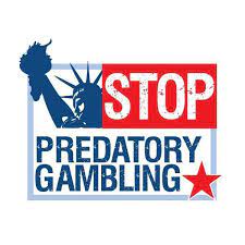 stop predatory gambling logo
