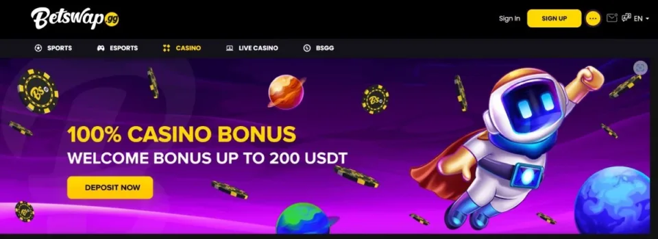 betswap casino welcome bonus