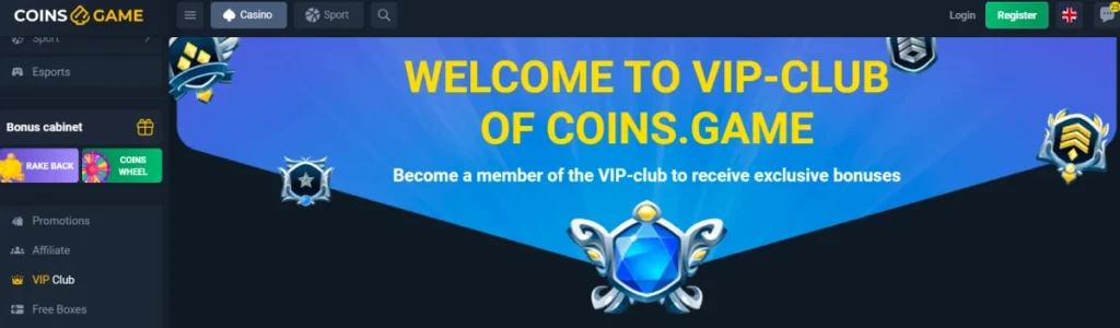 coins game vip club