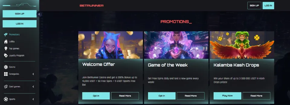 BetRunner Casino Promotions