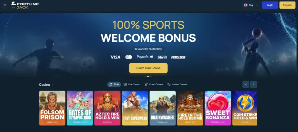 fortune jack screen