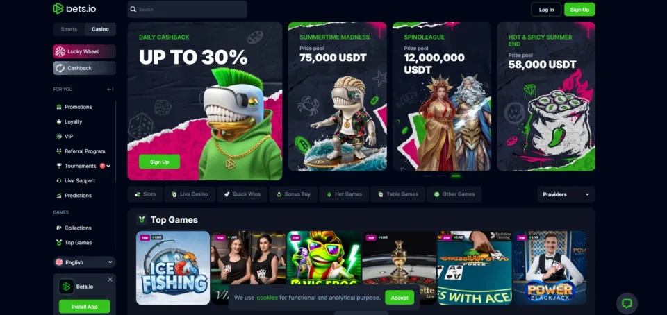 bets.io screenshot